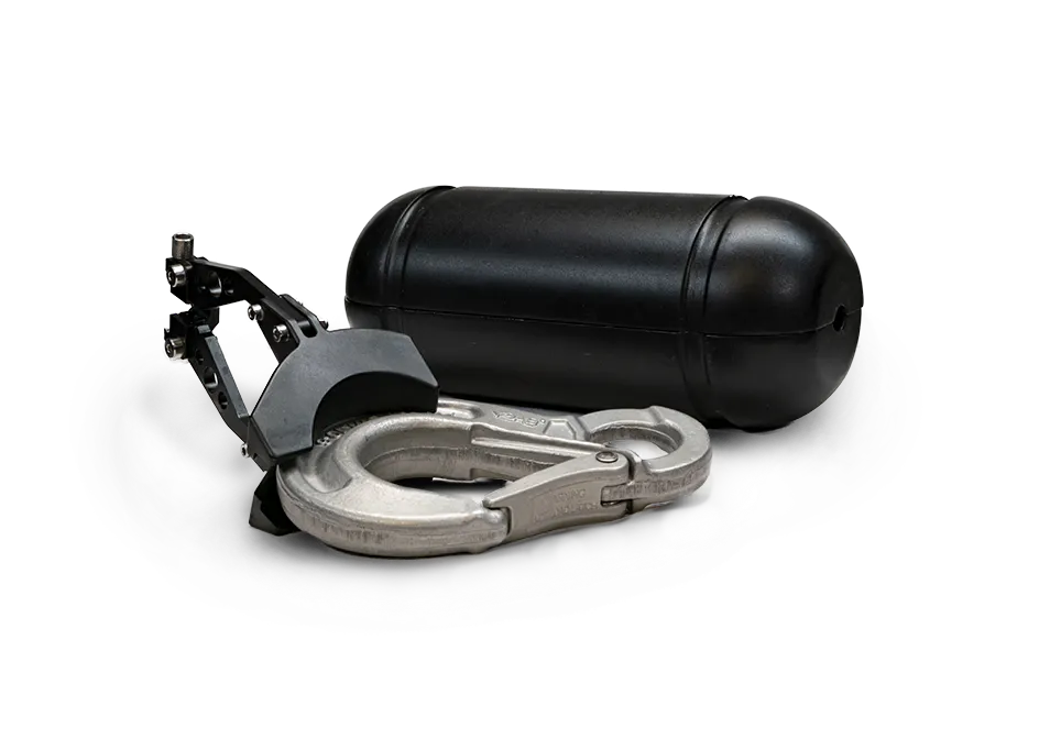 Retrieval Hook Standalone Full Image. Revolution ROV add-on image with white background. 