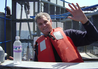 On board R/V Flip test hydrokinetic energy device