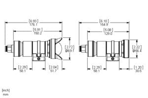 HD Multi SeaCam Fiber dimensions