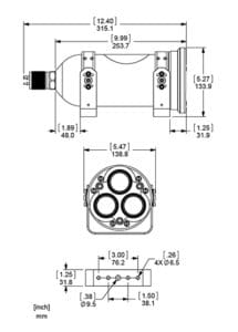 LED Matrix-3 SeaLite dimensions