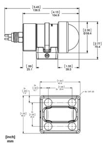 Super Wide-i SeaCam dimensions