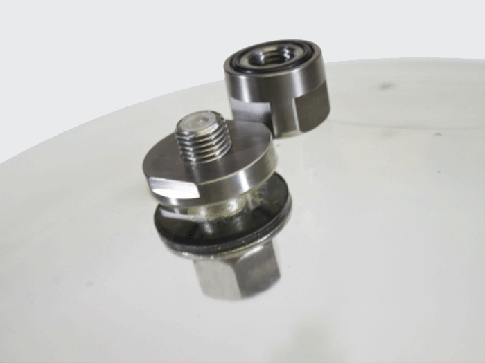 Purge Port for Glass Spheres PP-101