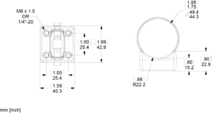 MSC BRKT Line Drawing