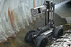 Submersible to 50 meters pipe crawler