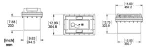 SeaBattery Power Module dimensions