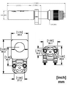 SeaLaser 100 dimensions