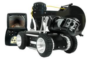 dt320 mini pipe crawler 6 inch cctv camera package