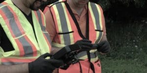 CCTV Pipe inspection with pipe crawler