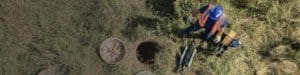 deep trekker cctv pipe crawler portable sewer cameras