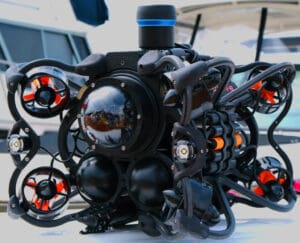 SRV-8 with Blue Robotics PING360 landing-photo