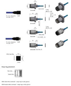 SubConn ethernet metal shell 2000 Series (8 contacts)