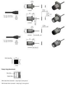 SubConn Micro Low Profile - 3 contacts