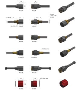SubConn Micro Circular - 21 contacts