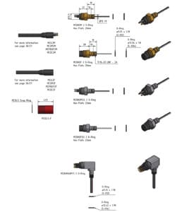 SubConn Micro Circular Double O-ring - 2, 3, 4, 5, 6 and 8 contacts and G2 2, 3 and 4 contacts