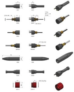 SubConn Power Battery - 2, 3 and 4 contacts