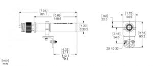 SeaLaser 100 dimensions