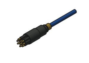 Data Micro Circular Ethernet 9 Contact connector